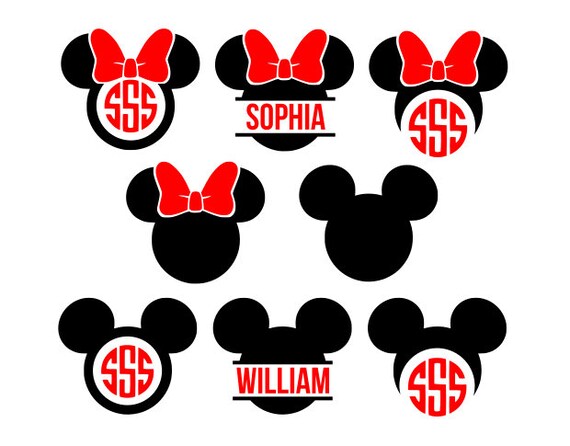 Download Minnie monogram svg mickey monogram svg minnie mouse svg ...