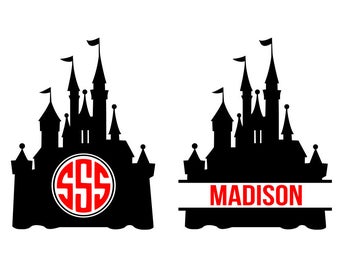 Disney castle svg, disney monogram svg, disney svg, mickey mouse svg, mickey svg, minnie mouse svg, minnie svg, disney epcot svg, castle svg
