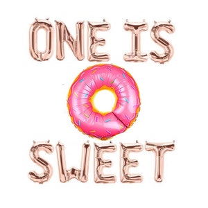 Uno es DULCE, Donuts, 1er Cumpleaños, Donut Primera Fiesta de Cumpleaños, Uno es Divertido, Uno Globos Uno es Dulce Donuts Fiesta Globo Decoración invierno otoño