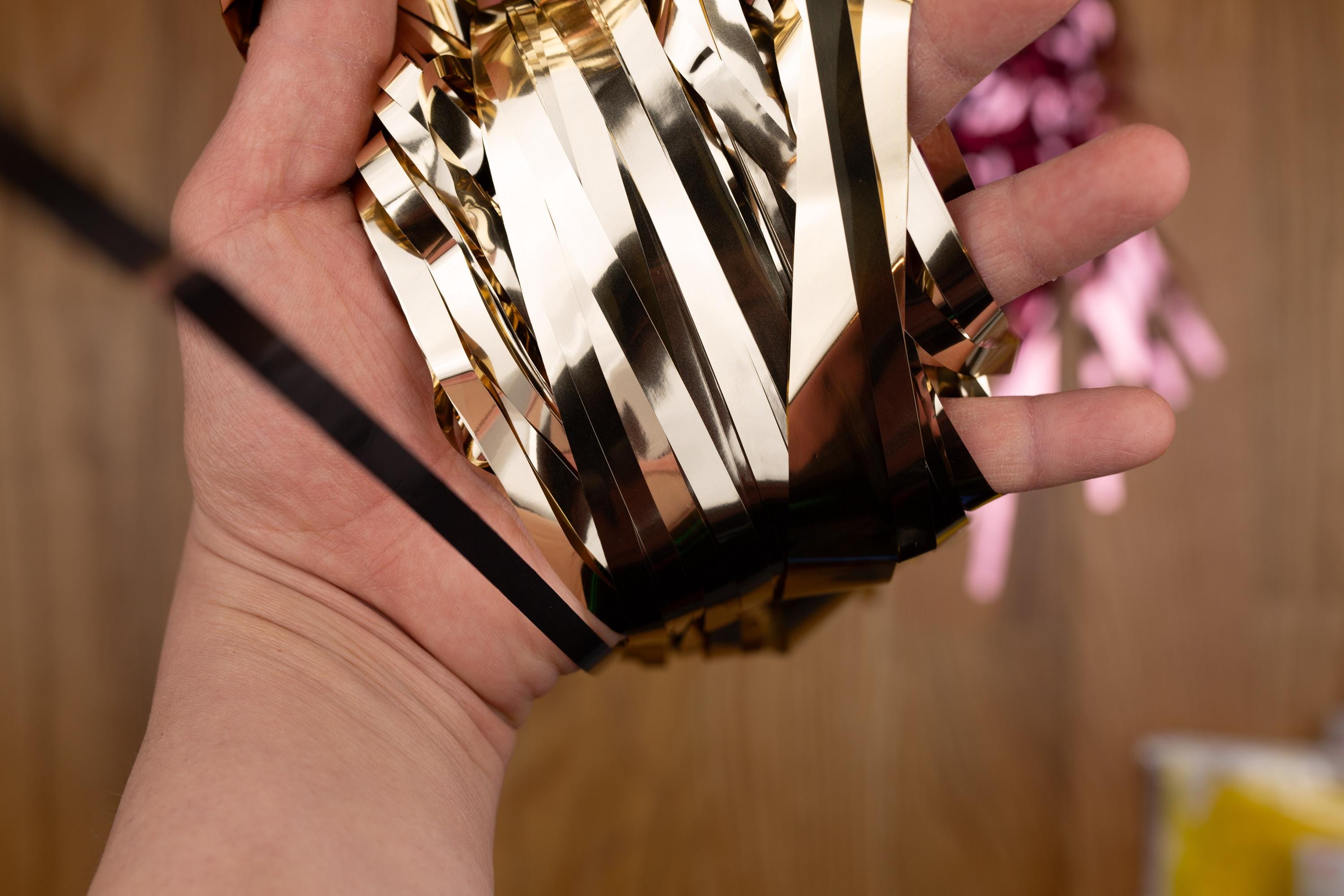 Lot De 6 Guirlandes à Franges Métalliques De 3 M à Suspendre Au Mur Pour Flotteurs De Défilé, Thanksgiving, Noël, Anniversaire, Décorations De Fête D'Halloween (bleu