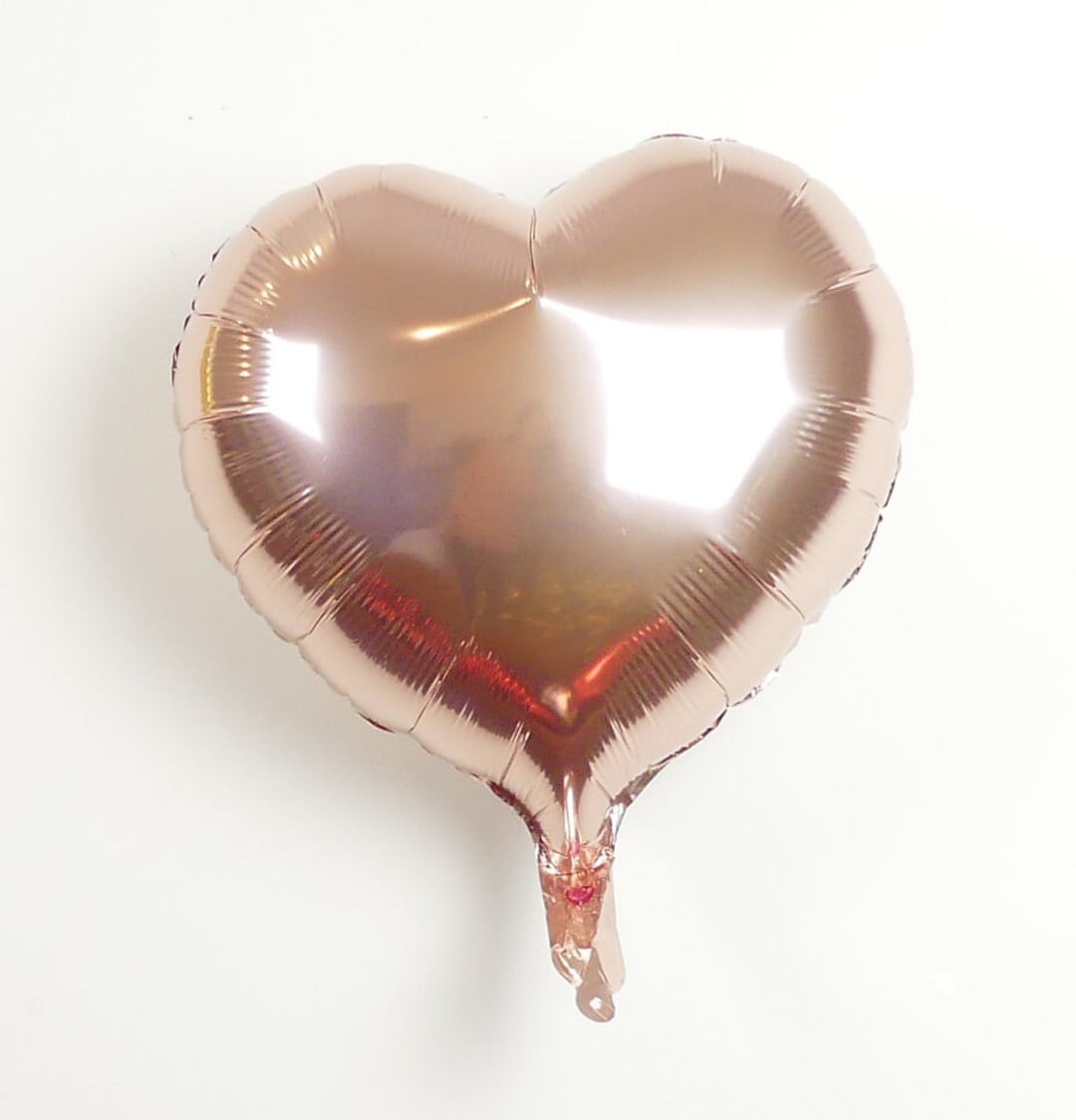 18 Inch Rose Gold Giant Heart Balloon Foil Balloon Red Hearts Balloons ...