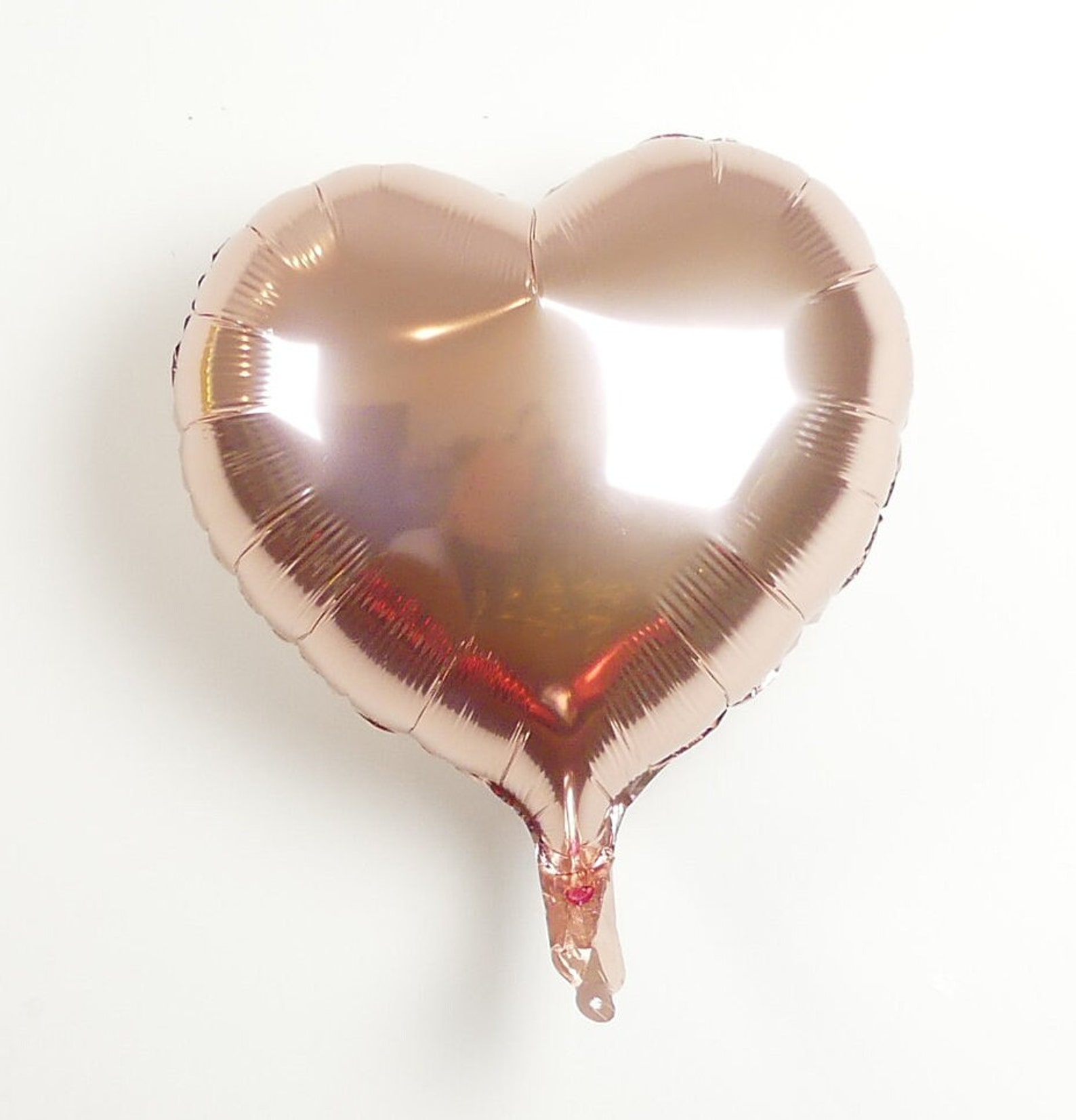 18 Inch Rose Gold Giant Heart Balloon Foil Balloon Red Hearts Balloons ...