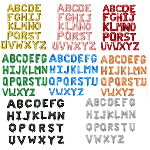 Balões de letras de 16 polegadas Balões de letras e números de folha de 16 polegadas Balões de letras com frases personalizadas - Banner de balão personalizado ENVIO NO MESMO DIA