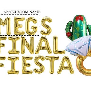 Finale Fiesta PERSONALISIERTE Bachelorette Party Dekor | Fiesta Junggesellinnenabschied Dekorationen anpassen | Fiesta Bach Banner