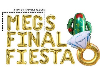 Final Fiesta PERSONALIZED Bachelorette Party Decor | Customize Fiesta Bachelorette Party Decorations | Fiesta Bach Banner