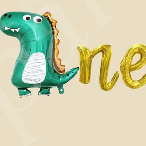 One Dinosaur Balloon Banner dinosaur first birthday Balloons 1st birthday dinosaur birthday dinosaur birthday, dinosaur 1st dino birthday