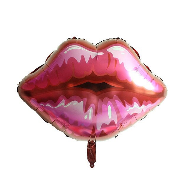 30 Inch Kiss Me Lips Balloon Red Lips Balloon Lips Balloons Etsy