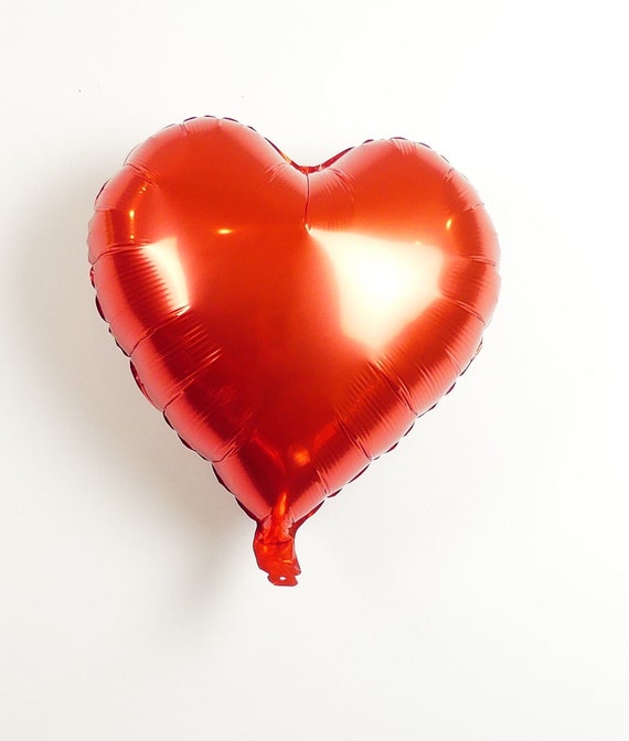 Ballon Mylar Coeur rouge (red)