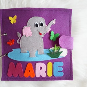 Occupe Livre Personnalise Livre Livre Deveil Enfant En Bas Etsy