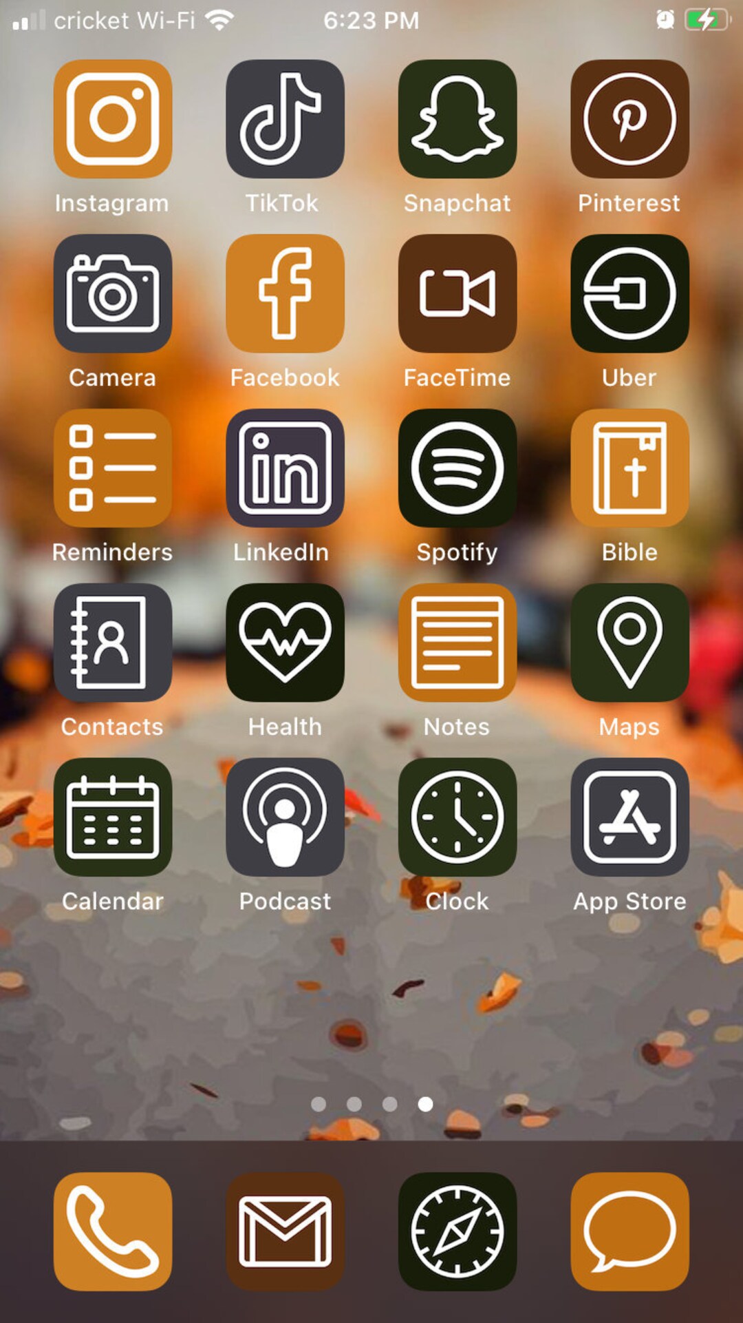 Fall Theme Ios 14 Aesthetic iPhone App Icons - 50 Pack - Etsy