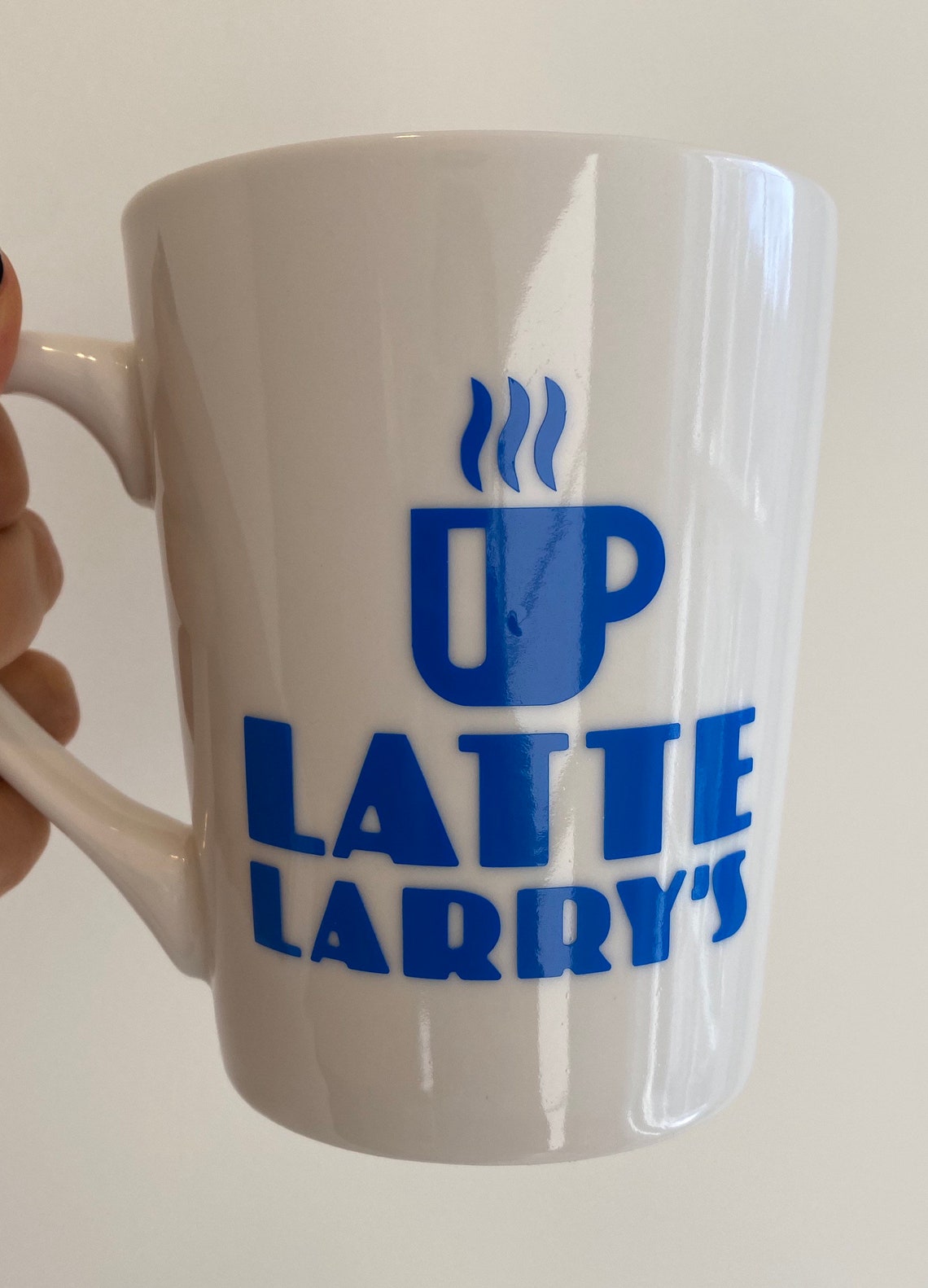Latte Larrys coffee mug/ Curb your enthusiasm Etsy