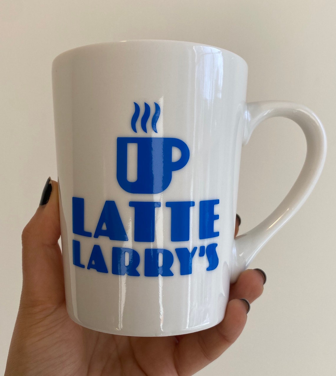 Latte Larrys coffee mug/ Curb your enthusiasm Etsy