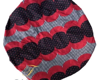 Blue and Red Colorful Shower Caps