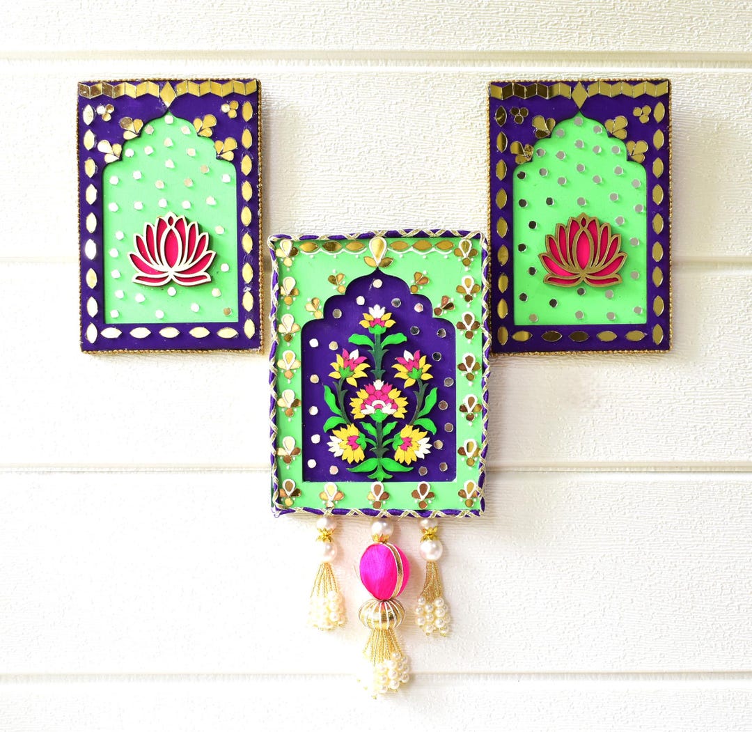 Rajasthani Jharokha, Traditional Indian Wall Art, Indian Wall Hanging Décor, Housewarming Gifts ...
