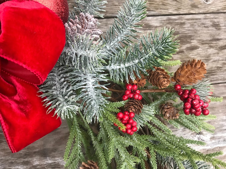 Red Velvet Christmas Wreath
