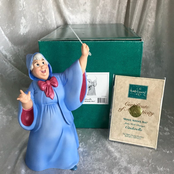 WDCC "Bibbidi, Bobbidi, Boo" Fairy Godmother from Disney's Cinderella with Original Box and certificate of authenticity