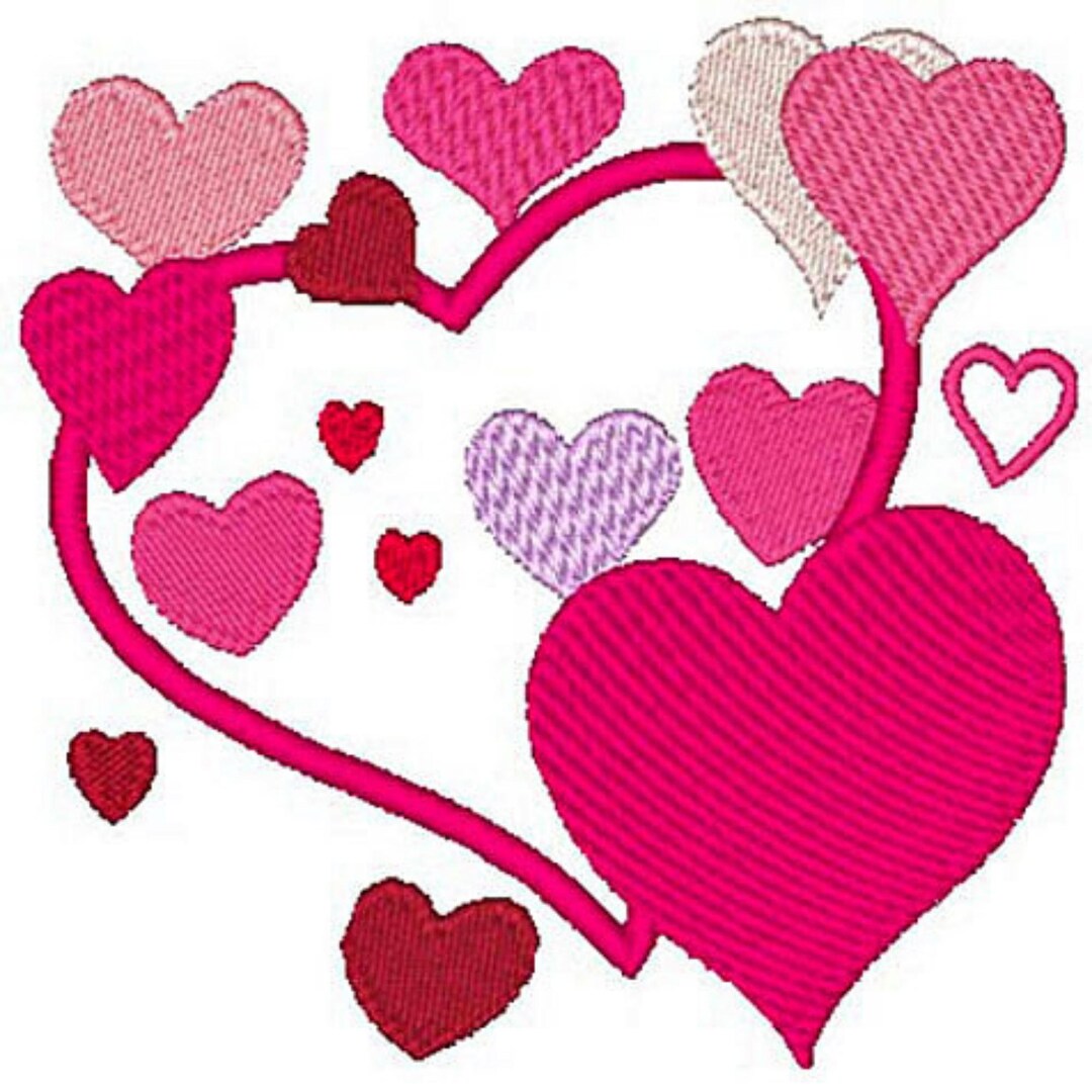 Love is Art Embroidery Designs, Machine Embroidery, Valentine