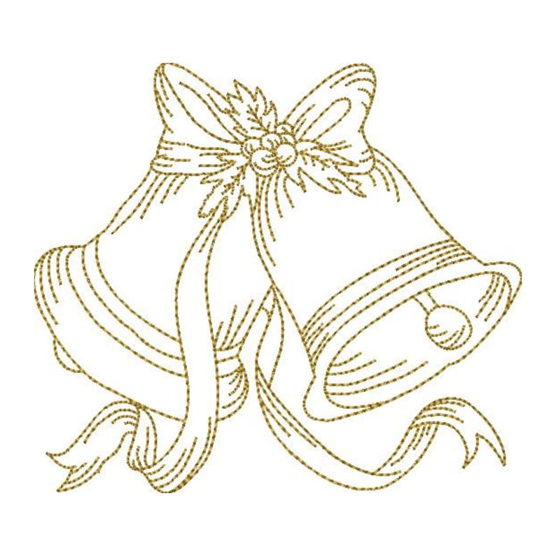 Elegant Bells -- Machine Embroidery Designs -- Set of Ten - Etsy