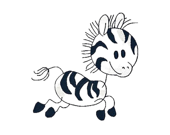 LittleSticky Zoo Embroidery Designs, Set of 10, Machine Embroidery, Nursery Designs, Safari Animal Embroidery