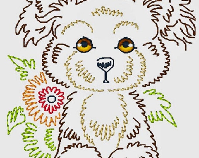 Little Animals -- Machine Embroidery Designs -- Set of Ten
