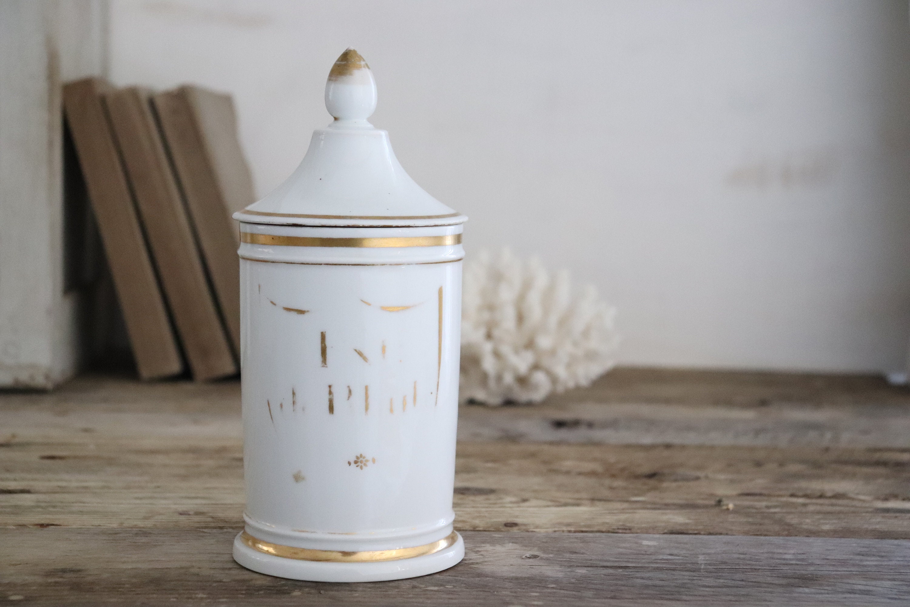 Pot d'apothicaire Antique Français.