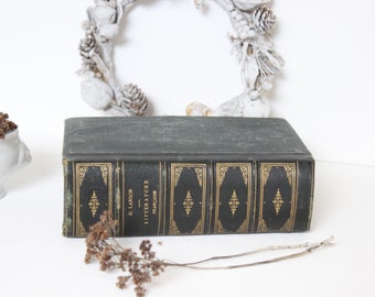 Antique french book:Litterature française".1896