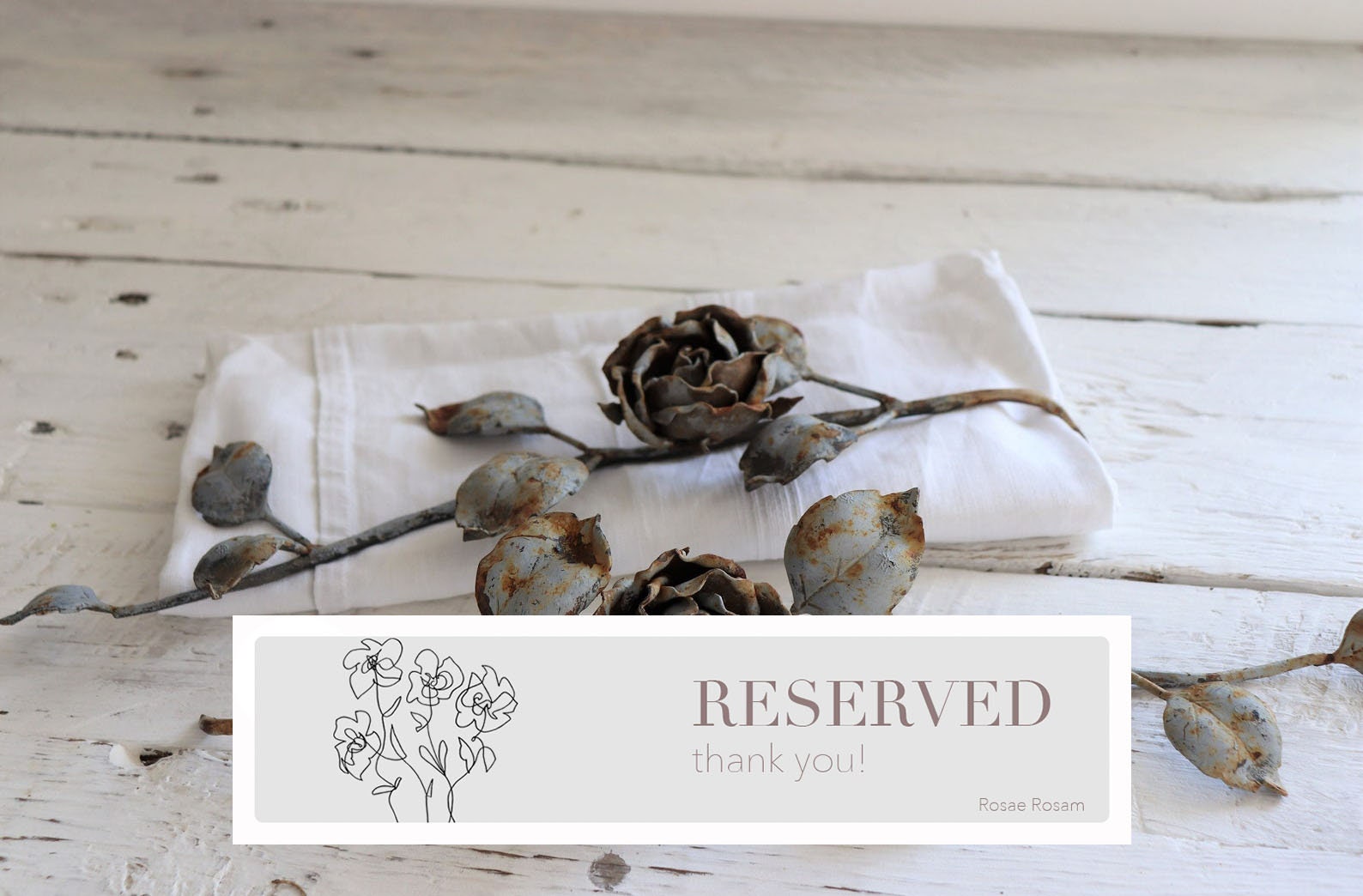 Réservé à T. Ornements Antiques de Roses Français en Fer.