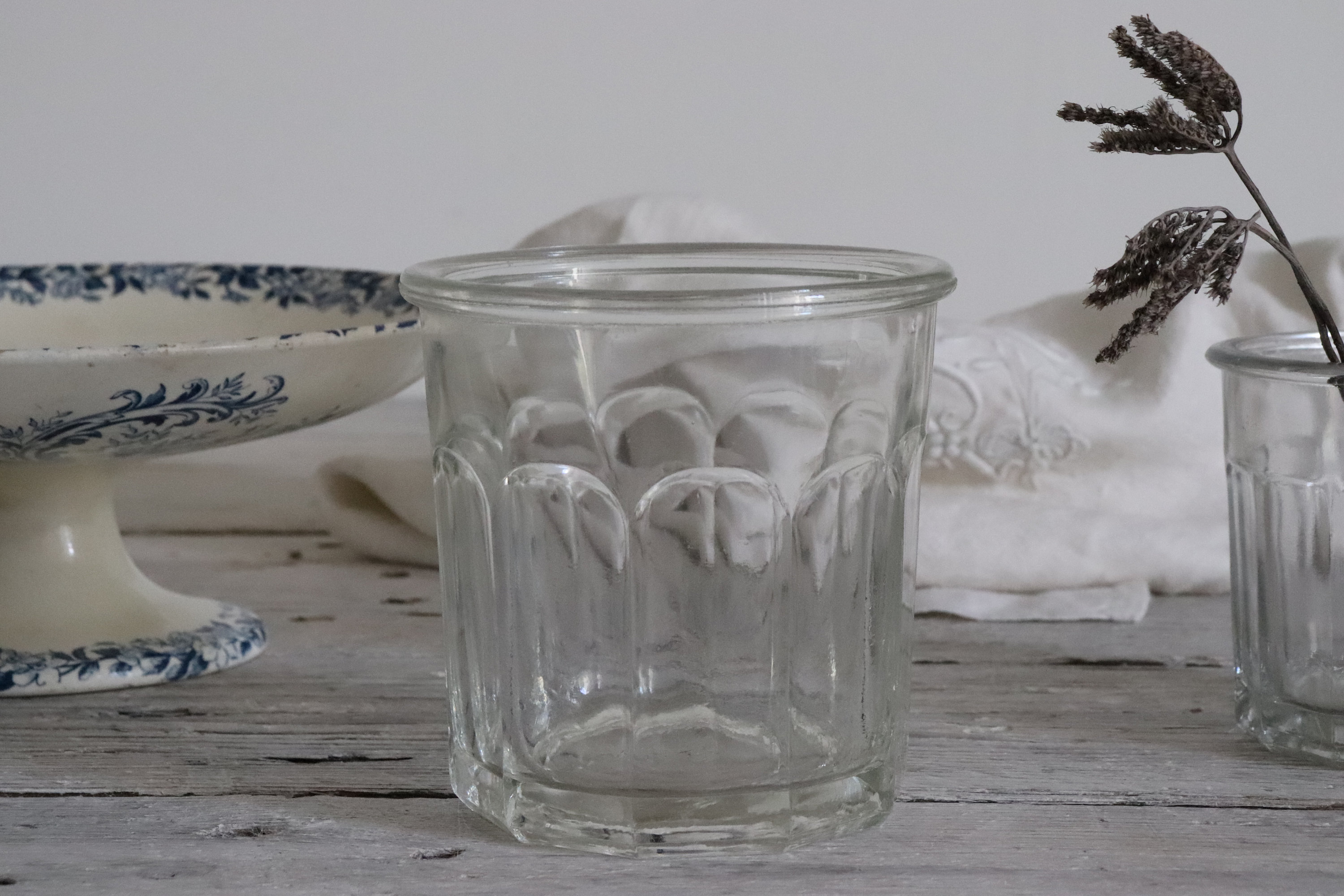 Grand Pot de Confiture en Verre Français.