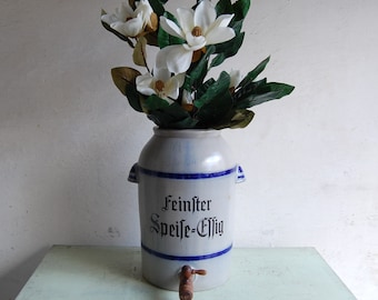 Large old Westerwald vinegar pot 20 litres around 1900 big old vinegar pot earthenware
