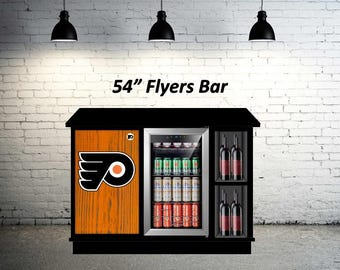 PHILADELPHIA FLYERS Bar Cabinets with FRIDGE!!!!