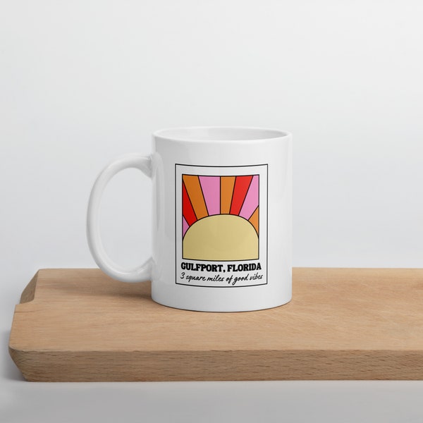 Gulfport Florida Coffee Mug, Gulfport FL Cup, Sunshine State Florida Gift