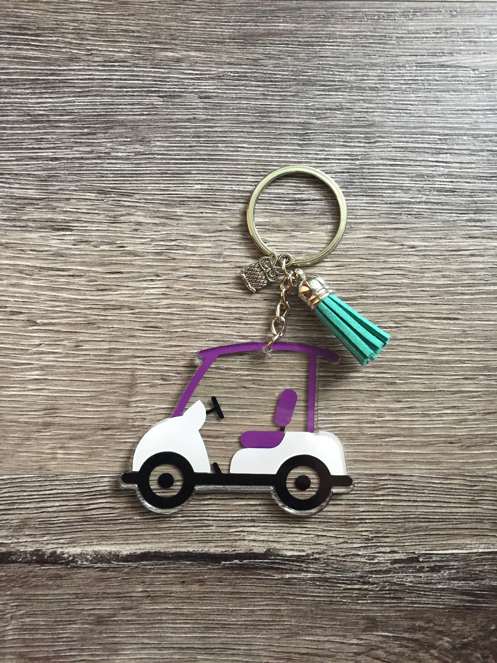 Golf Cart Keychain Golfers Keychain Golfers Gift Gift for Etsy