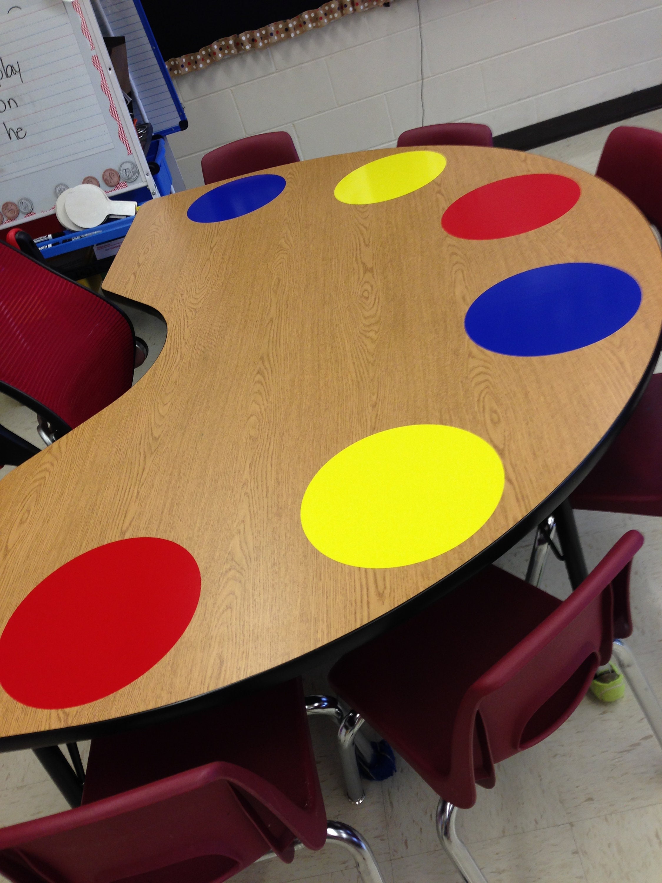 Vinyl Dry Erase Circles Vinyl Dry Erase Writing Mats Teacher Etsy