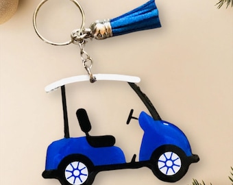 Custom Golf Cart Keychain