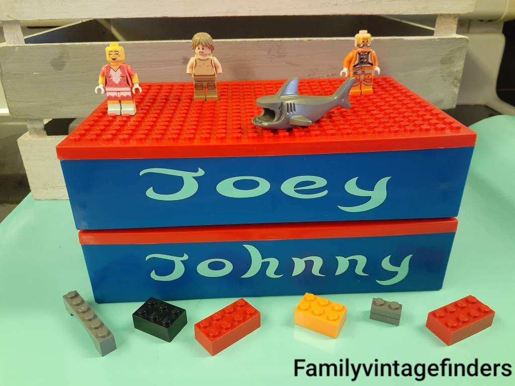 personalized lego storage box