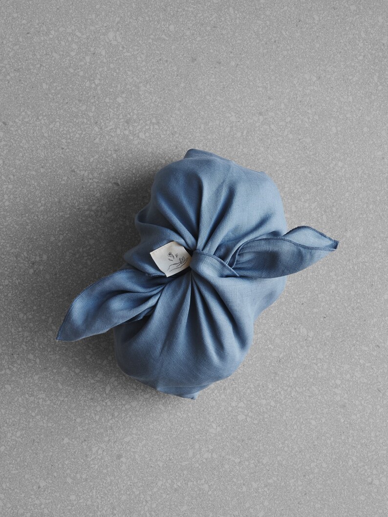 Blue Large Linen Azuma Bag