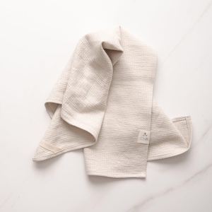 Waffle textured Linen Tea Towel | Hand and Kitchen Towel | Housewarming Gift