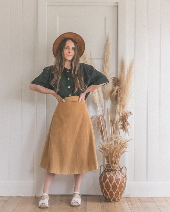 Black Linen Button Up Crop Blouse