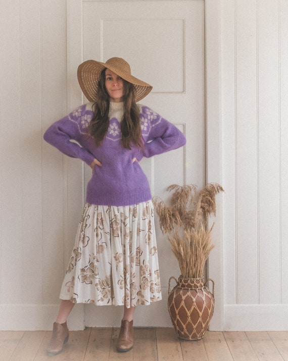 Vintage Lilac Mohair Jumper
