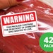 MDaikos reviewed 42x Meat warning label sticker activism vegan vegetarian animal rights activist direct action decals animal liberation sticker bombing packs