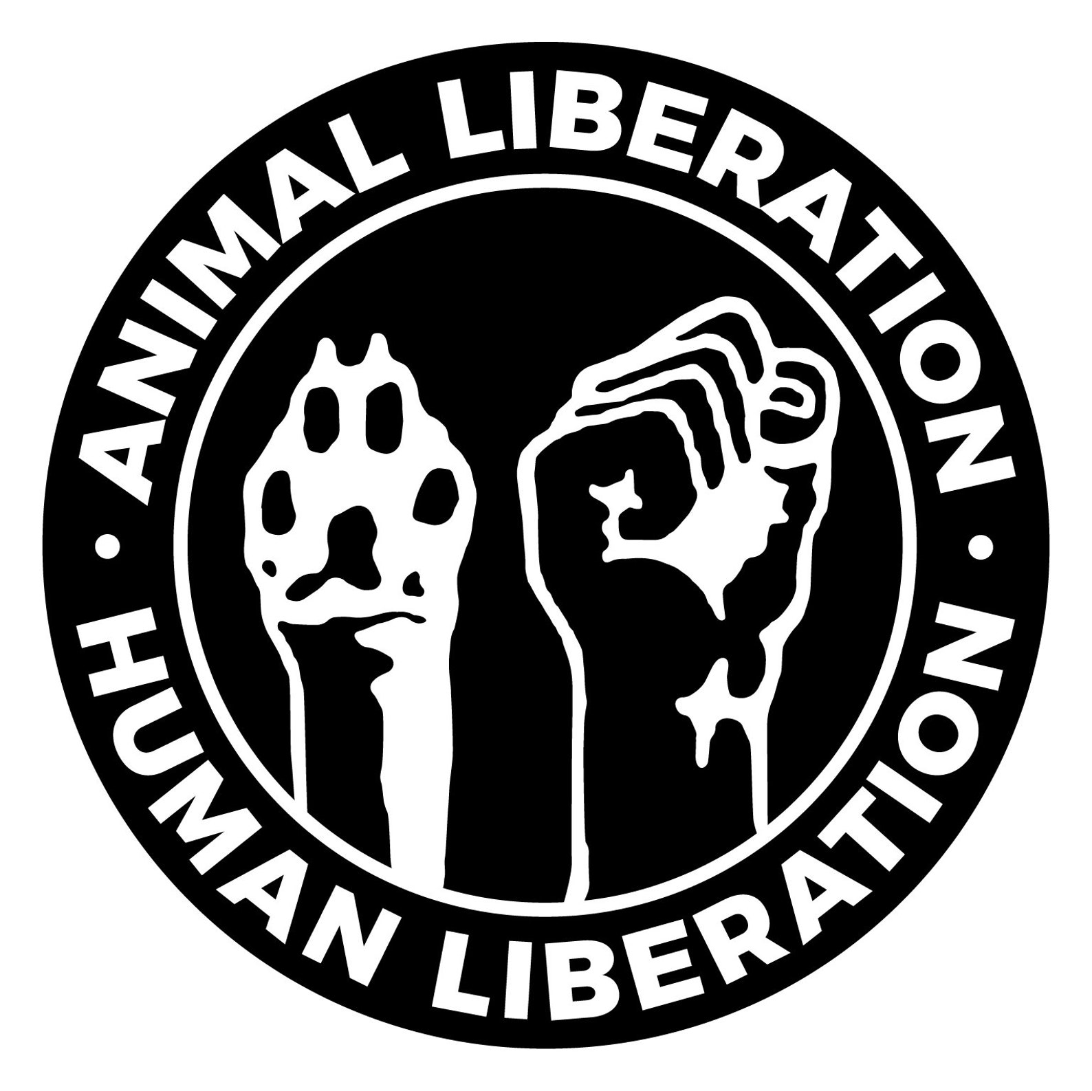 Animal Liberation Human Liberation decal sticker sheets animal | Etsy