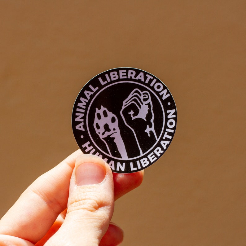 Animal Liberation Human Liberation Decal Sticker Sheets Animal - Etsy