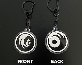 LIGHTS Little Machines and Skin & Earth Symbol Double Sided Acrylic Keychain