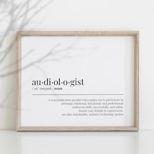 Communication Mender Audiologist Gift For AuD Office Decor Wall Art For Hearing Clinic Graduation Printable Print Poster Audiology