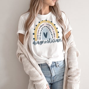 Every Voice Matters Diagnostician Shirt Rainbow School Staff T-Shirt Cute Funny Tee Sped Tshirt Gift