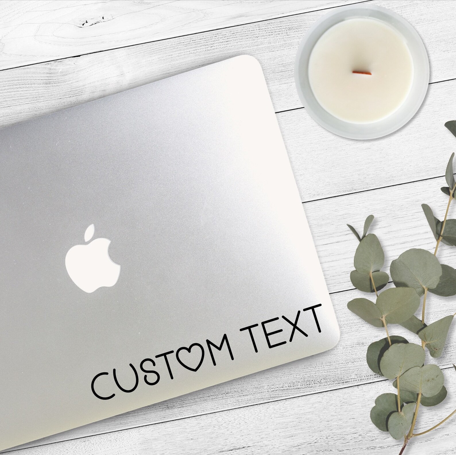 Custom Name Decal Laptop Sticker Etsy