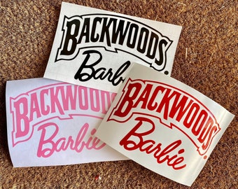 Backwoods Barbie /  Rolling Tray Decal