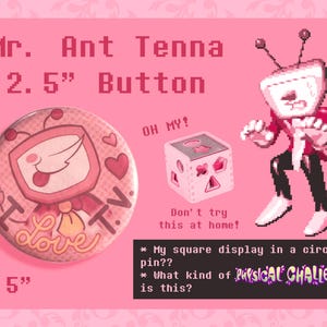 Mr. Ant Tenna Button