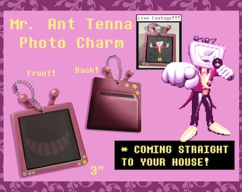 Mr Ant Tenna Acrylic Photo Charm