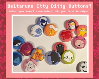 Deltarune 3,5 cm Knöpfe